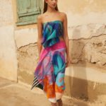 Walking in the Woods Silk Scarf Tropical Leopard Silk Scarf