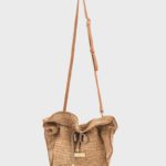 Eloma Raffia Bucket Bag